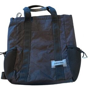 Calvin Klein Black Travel Backpack NWOT